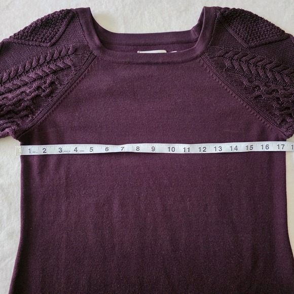 Eliza J Knit Sweater Dress Bell Sleeves Size M - Picture 8 of 10